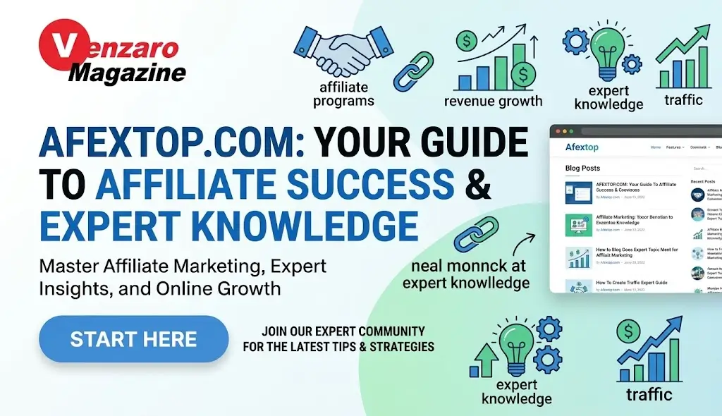 Laptop displaying a general informational website with article categories covering business, finance, lifestyle, and real estate.