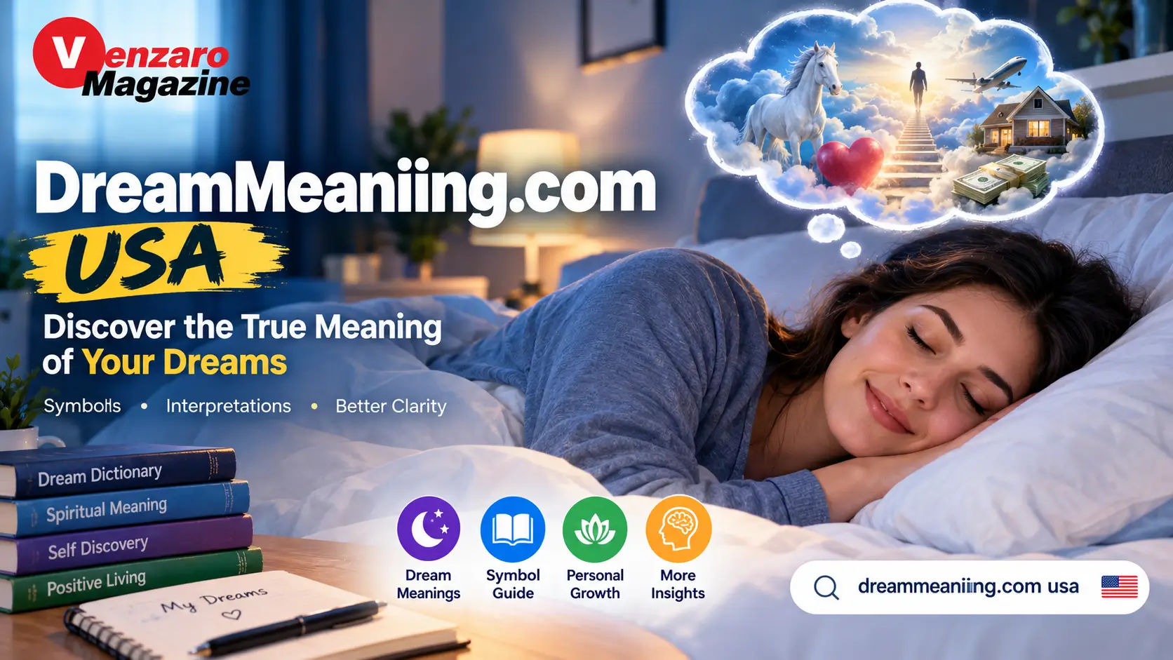 DreamMeaniing.com USA website guide for exploring dream meanings and symbolism