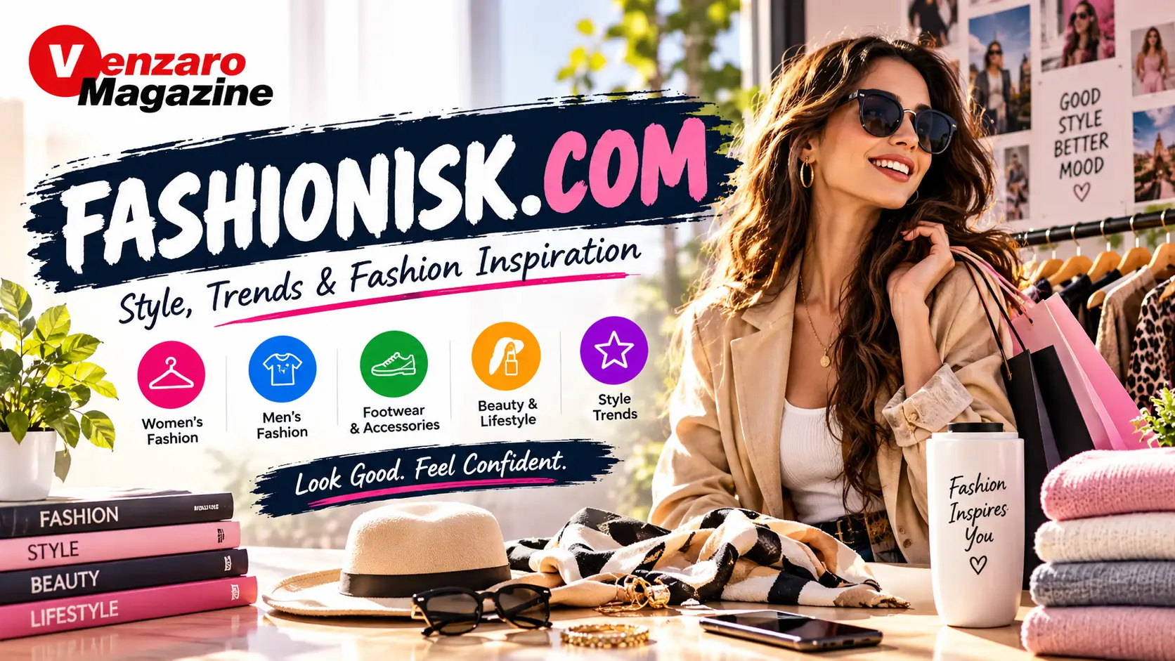 Fashionisk.com fashion and lifestyle website featuring clothing, accessories, beauty, and style inspiration.