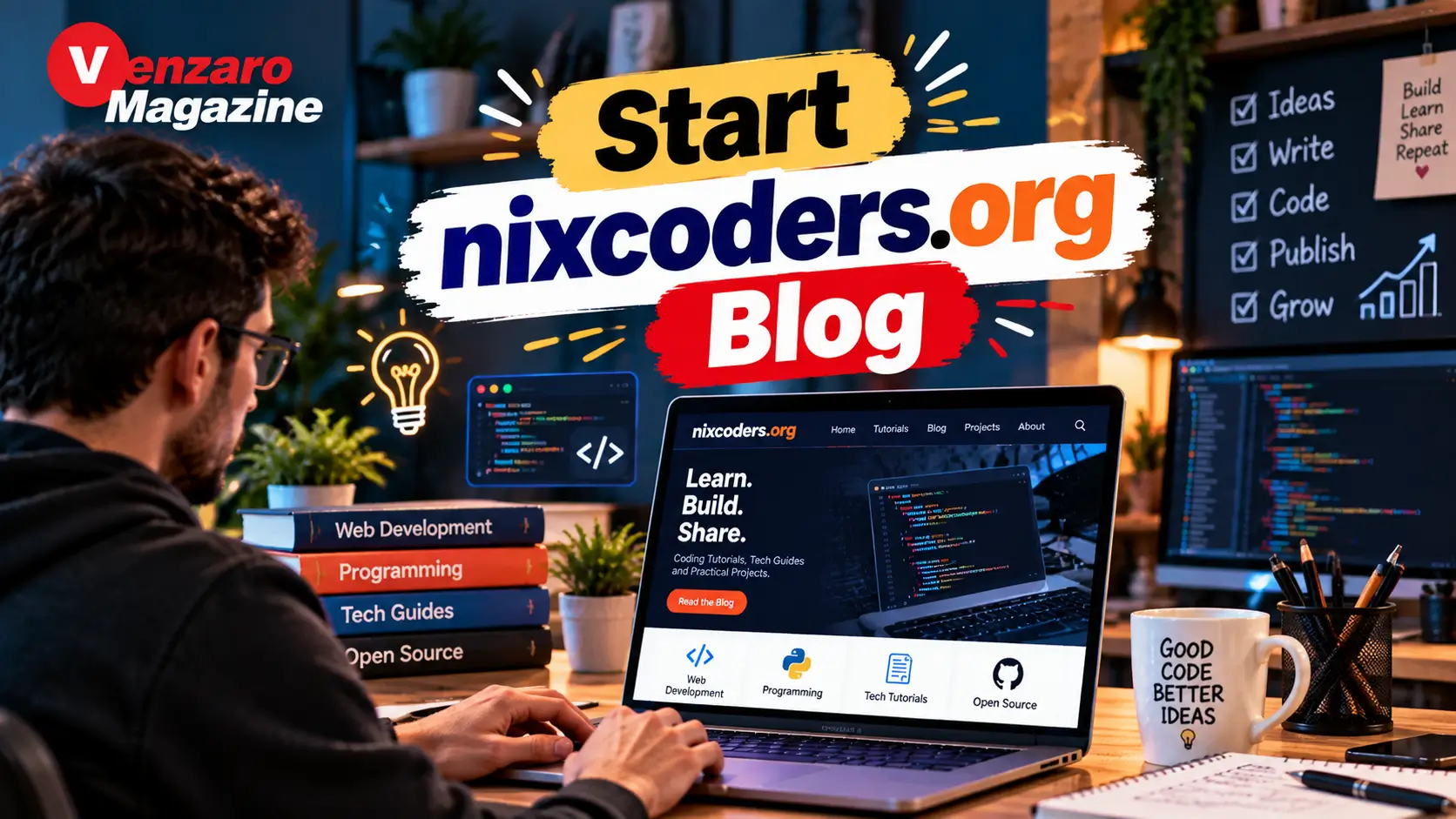 start nixcoders.org blog
